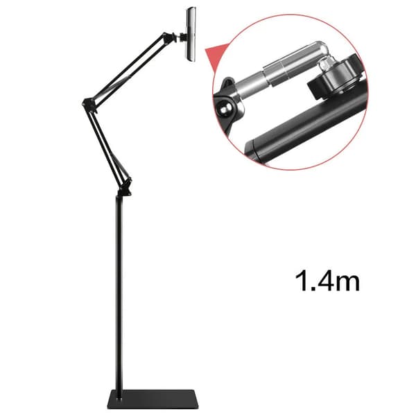 Foldbart Tablet Arm Stativ til iPad Air Mini Pro 5-12.9 tommer Tablet Holder til iPhone X 11 Huawei Samsung~03592