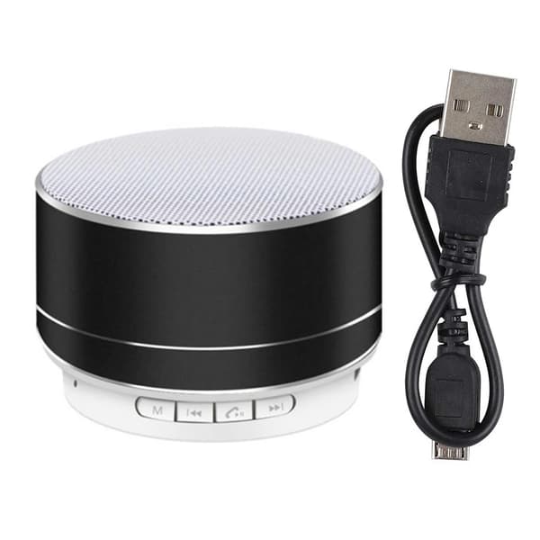 A10 Stereo Trådløs Bluetooth Højttaler AUX Input Trådløs Forbindelse TF Kort Lille HD Lyd Soundbox Sort