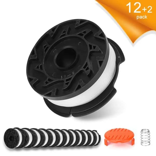 Erstatningsspoledeksel for tråd, Racing Tråd Erstatningsdel, for tråd, kantklipper, refill, 9,14 meter, 0,065\", AF-100-3ZP