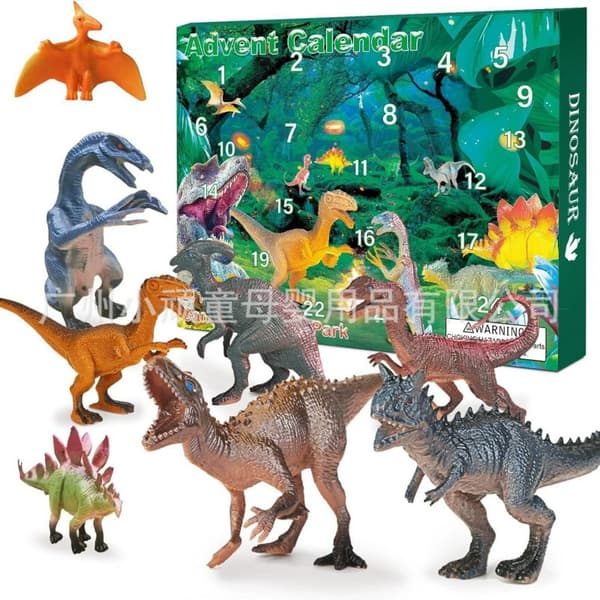 Julekalender Dinosaur Jule Blind Box Amazon Nedtællingskalender Gaveæske