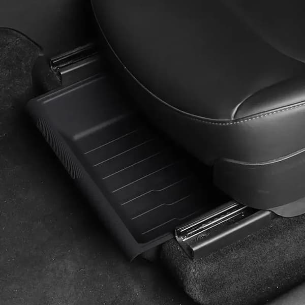 Oppbevaringsboks for Tesla Model Y under sete, bilseteorganisator, skuffholder under sete for Tesla Model Y interiørbrett