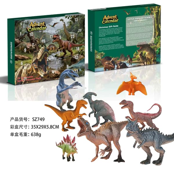 Julekalender Dinosaur Jule Blind Box Amazon Nedtællingskalender Gaveæske