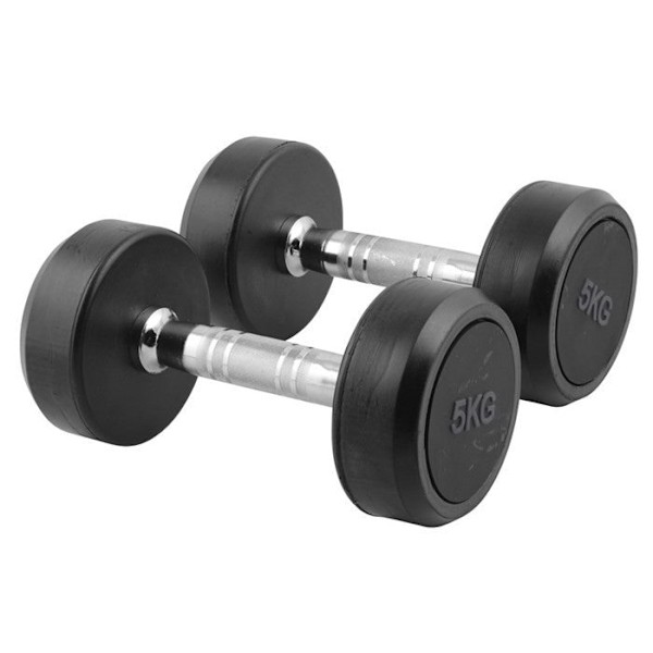 Inshape Dumbbells 2x5kg svart