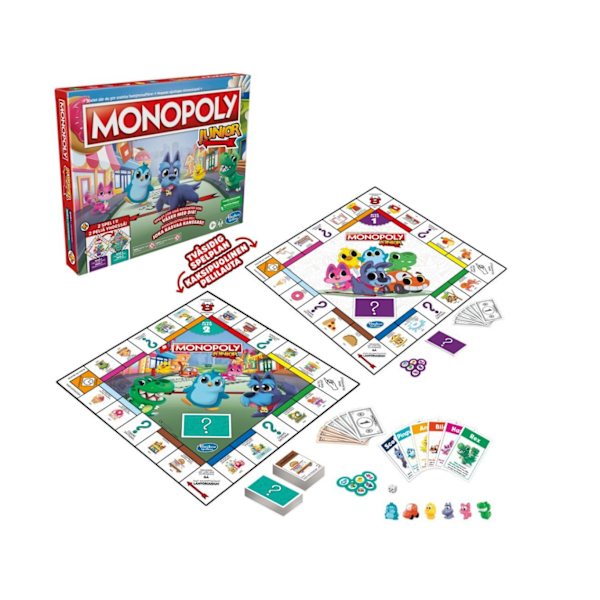 Hasbro Games Monopoly Junior, spel FI / SE