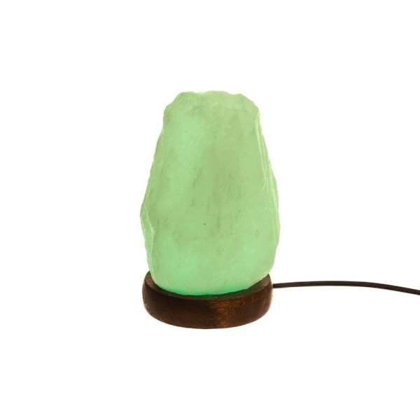 4Living Bordlampe hvid stensalt, flerfarvet LED