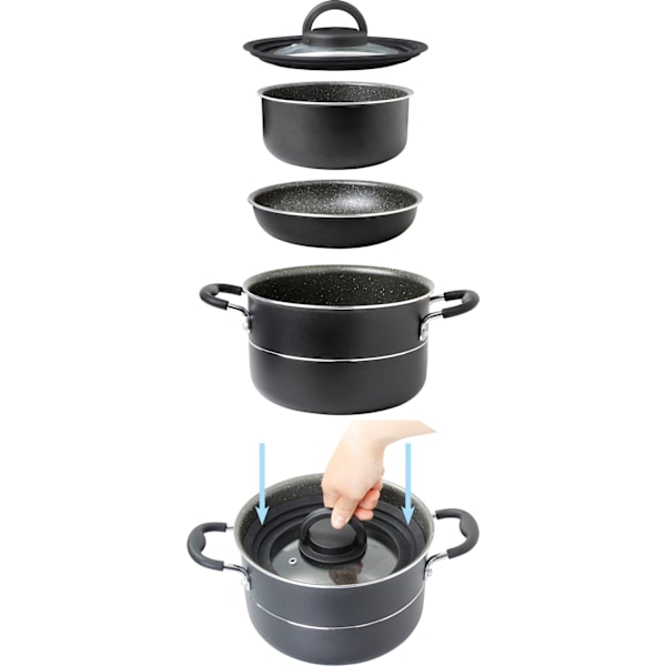 Brunner Grydesæt 7+1 dele Ø24cm