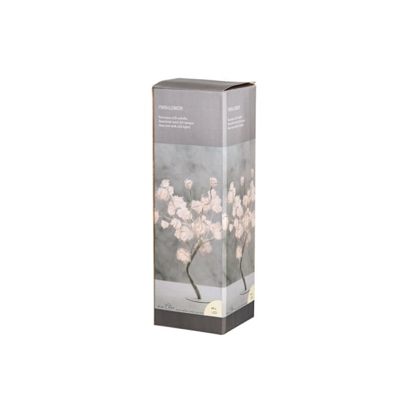 Finnlumor Rosträd vitt 48 LED-lampor 45 cm