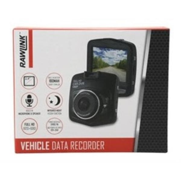 Rawlink bilkamera sort FullHD 2,4" LCD