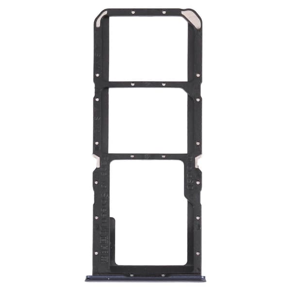 För OPPO A74 5G CPH2197 CPH2263 SIM-kortfack + Micro SD-kortfack Black