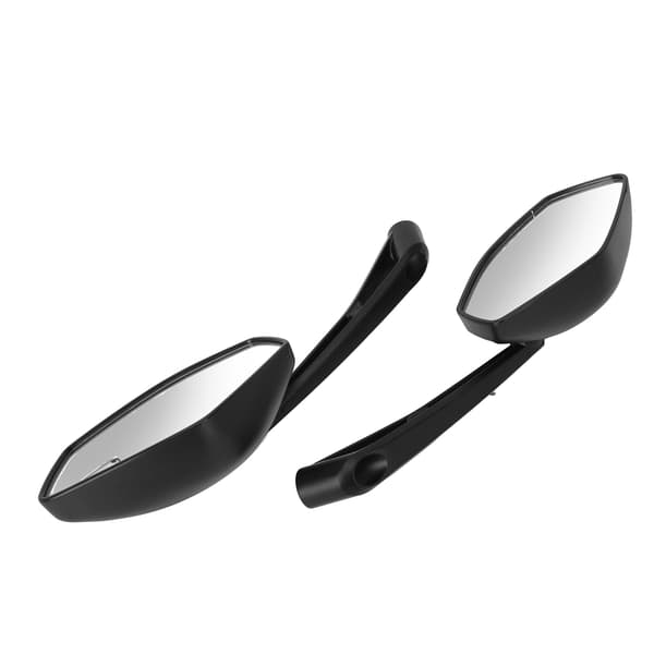 【NX】2 Pcs Motorcycle Rearview Mirror Clear Vision Wide Angle Shockproof Handlebar Side Mirror Universal for Scooter