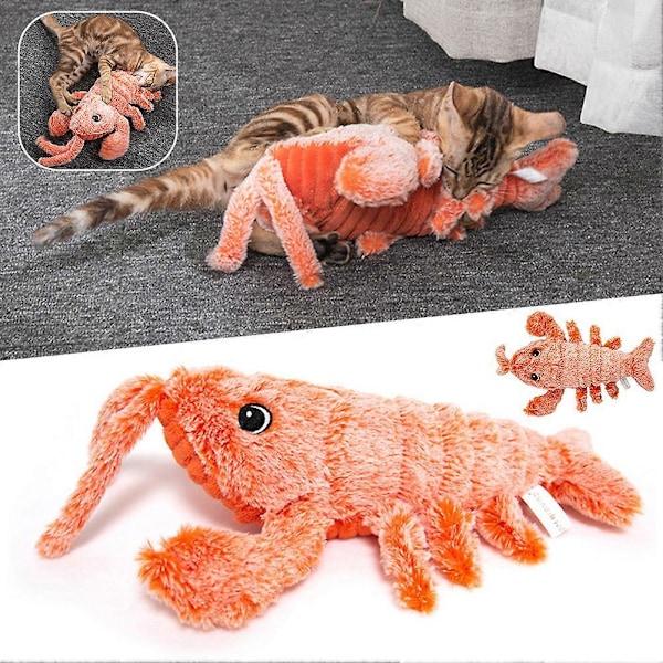 Floppys Hummerleksak för Hund Katt Nyhet Hummer Interaktiv Snuffle Hundleksak för Underhållning Shrimp