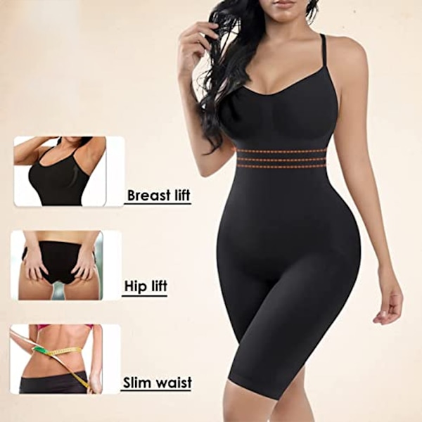 Bodystocking til kvinder Sømløs fuld body suit Shapewear Tummy Control I Ærmeløs Body Shaper Sculpture Tank Tops Dupes