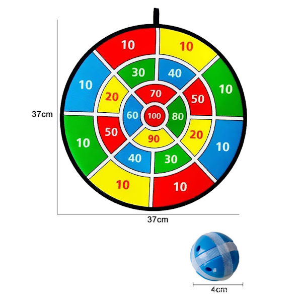 Lasten Dart-taulu 8 Tarra-pallolla, Turvallinen Dart-peli, Lasten Dart-taulu, Syntymäpäivälahja.