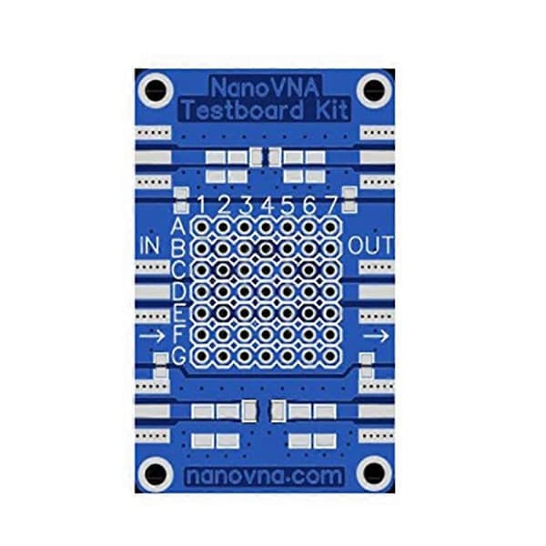 NanoVNA Vector Network Analyzer Test Board Kit for NanoVNA Network Analysis Test Board Demo Board blue