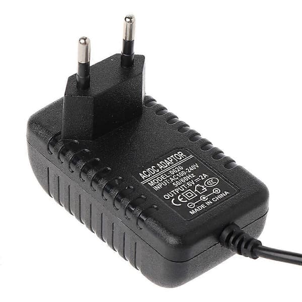EU-stik 100V-240V til 6V 2A AC/DC strømforsyningsadapter