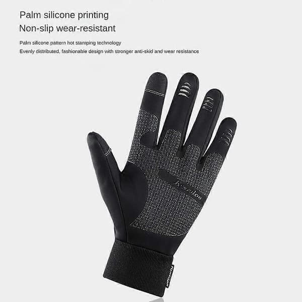 ComfyHands-Termiska handskar Comfyhands Vinter Touchscreen Handskar Män Kvinnor HETA L L Black