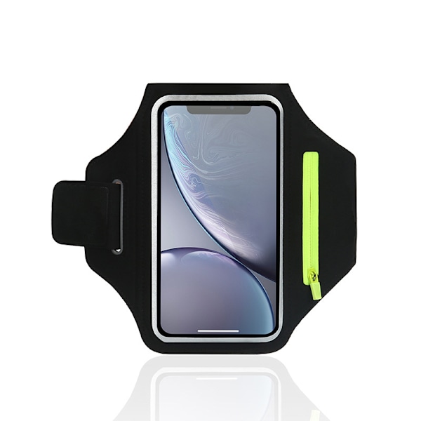 Sportarmband mobiltelefon universal, mobilhållare jogging med hörlursficka löpararmband för iPhone 14 Pro Max/14 Pro/13