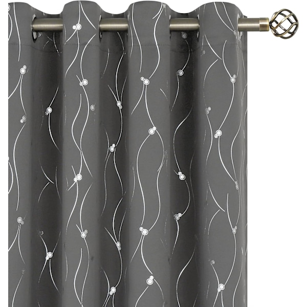 Mörkläggningsgardiner 213 cm långa, 2-pack, med öljetter, Therma