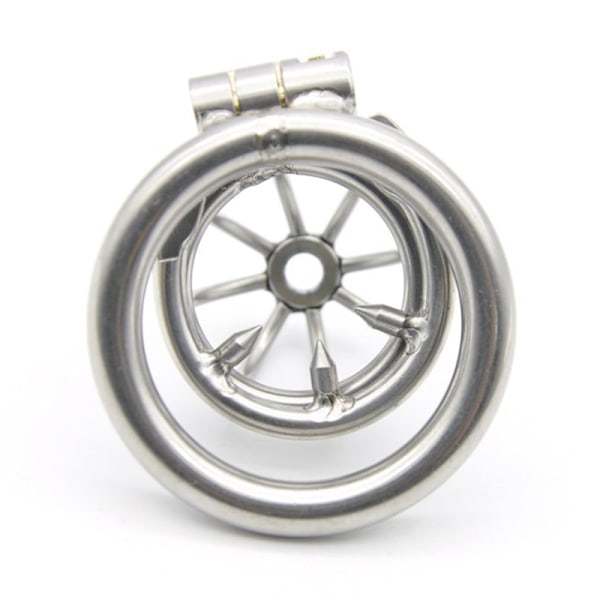 Ruostumattomasta teräksestä valmistettu miesten siveyskorsetti 40mm