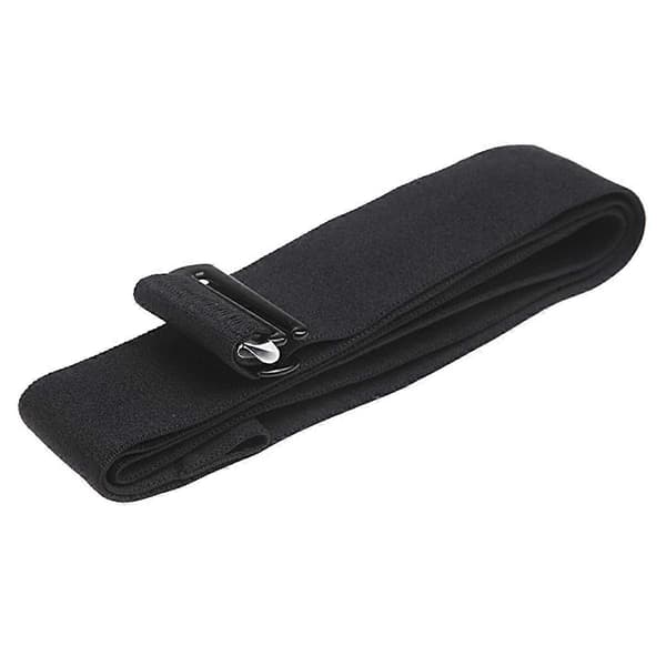 5 STK Brystbælte til Polar Wahoo Garmin til Trådløs Pulsmåler Elastisk Blød Strop Black