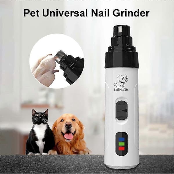 Heusom Stille Negleklipper - USB Oppladbar med 3 Porter & Dobbel Hastighet