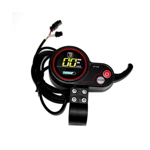GT-100 LCD Display Instrument Instrumentbræt Controller Kabel Kit 36V 500W Controller Elektrisk Scooter A As Shown