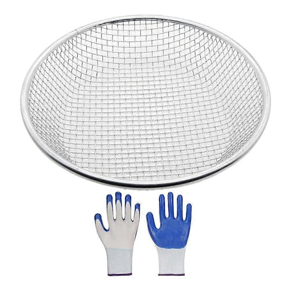 Hagesand Jord Kompost Sil, Sil for Sand Steiner Jord Kompost, for 5 Gallon Bøtte (1/4 Tomme)