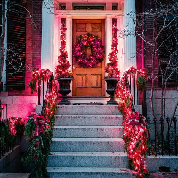 Varmhvite innendørs julelys, 10 meter 100 LED julelys Red