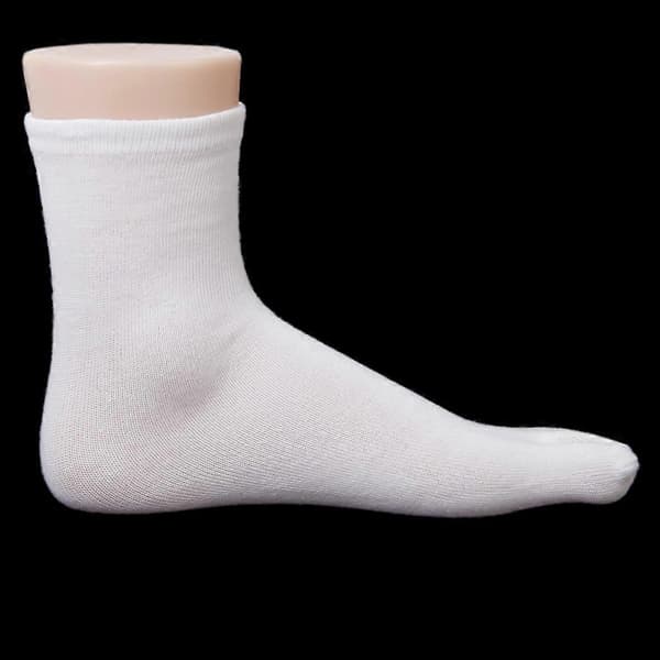 Vit Unisex Japansk Kimono Geta Träskor Flip-Flop Bomull Tabi Strumpor Delad Tå White