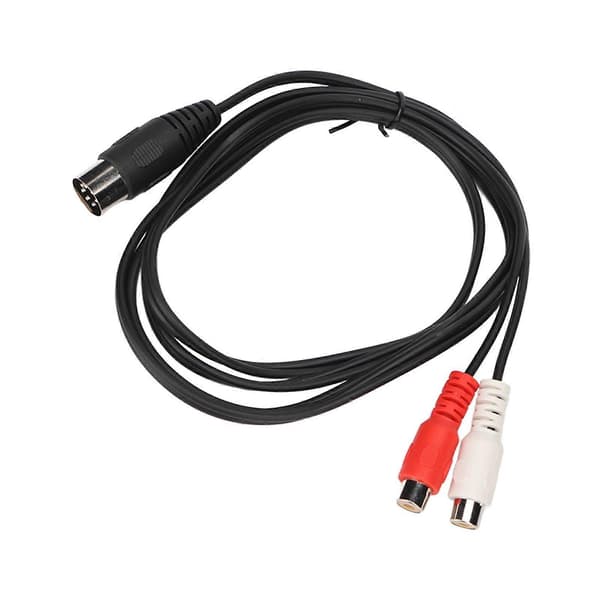 Din 7pin Han Til 2rca Hun Kabel Ren Kobbertråd Kerne Lydadapter Kabel 4.9ft