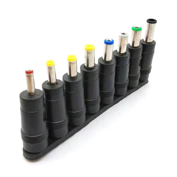 5.5x2.1mm til 8-pins kontaktomformer for bærbar strømpluggomformeradapter