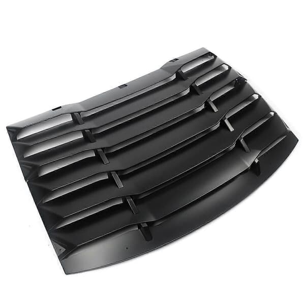 Bagrudejalousidæksel Solskærm Ventil ABS til Dodge Charger 2015+ Mat Sort mattle black