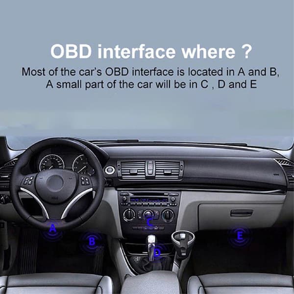 KONNWEI Bluetooth ELM327 OBD2 IOS Android Diagnostikkverktøy Basin Plugs Splash Guards