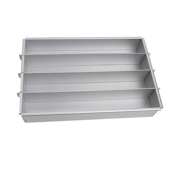 Battenberg kakeform, kommersiell vekt anodisert aluminium, sølv A Silver