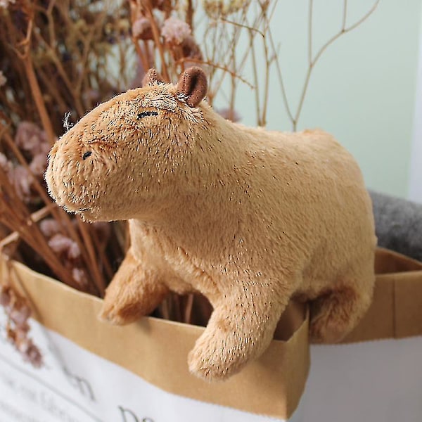 Simulert Capybara Plysjleketøy Søt Capybara Kosedyr Dukke Bursdagsgave Shytmv One Size