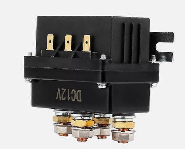 12V 250A Winch Control Solenoid Relay Contactor with Wireless Winch Remote Control Kit