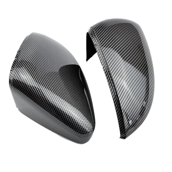 Kolfibertextur backspegelkåpa, kompatibel med Golf MK7 MK7.5 Golf 7 R 2013-2020