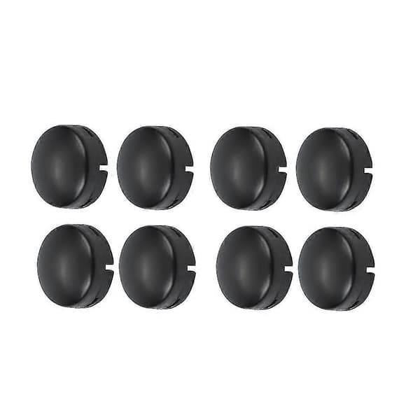 8 st ersättningsknapp för RING Doorbell Pro Fix Your Broken Cracked ButtonCJY Black