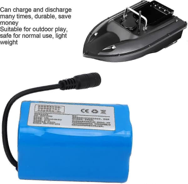 7.4V 12000mAh Uppladdningsbart Li-jonbatteri för RC-båtar Höghastighetsbåtsmodeller