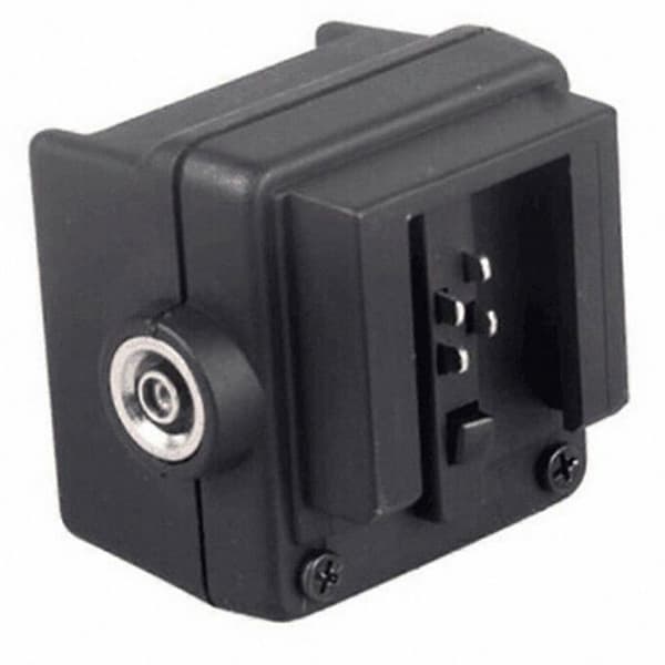 Blitzskoadapter til DSLR-kameraer - Kompatibel med Alpha-serien A100 A200 A230 A290 A300 A330 A350 A450 A550 A850 - Blitztilbehør Black