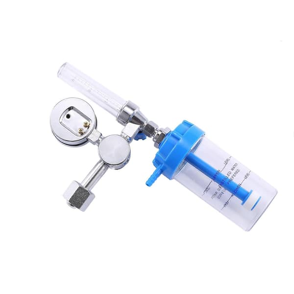 Syremätare .YX11A Bojtyp Syreinhalator Mätare Tryckreduceringsventil Tryckregulator G5/ Silver