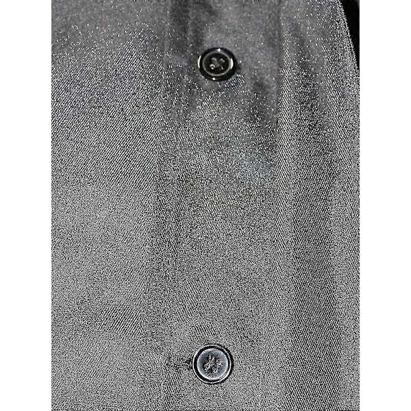 Squid Game Cosplay Kappe Boss Trenchcoat Og Læderhandsker Le E Byunghun Tv Drama Kostumer Sort Frakke Uniformsæt Halloween CDSH 3XL