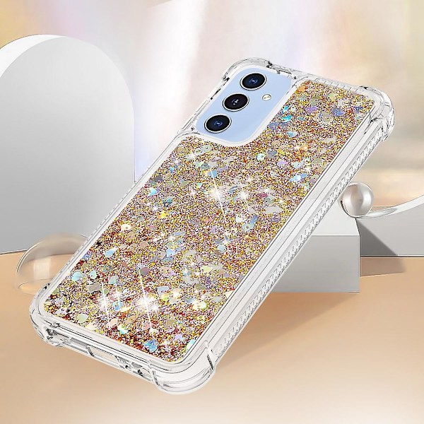 YB Quicksand Series-1 Kompatibel med Samsung Galaxy A15 5G Mobiltelefonfodral Flytande TPU Repskyddande Mobiltelefon Baksida