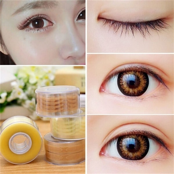 600 st/300 par Osynlig Dubbel Ögonlockstejp beige beige beige beige Samll