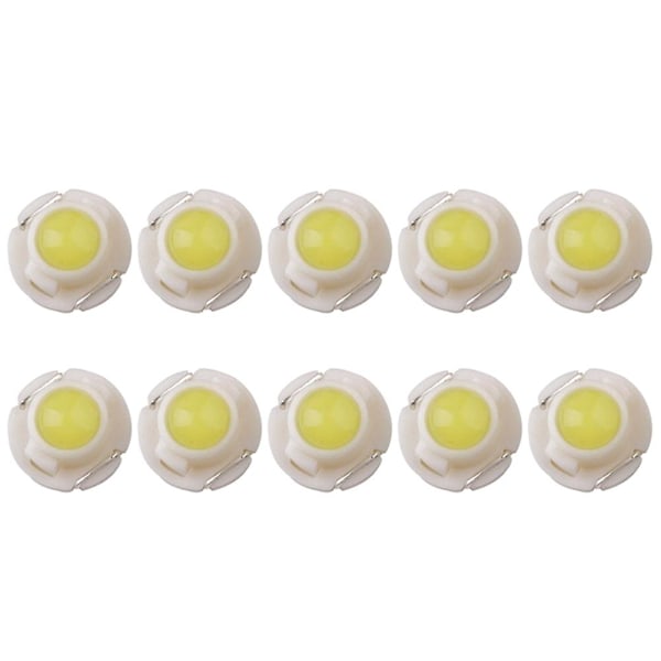 10pcs T3 Led 1smd 12v Car Dashboard Indicator Lamp Interior Reading Light Bulbs