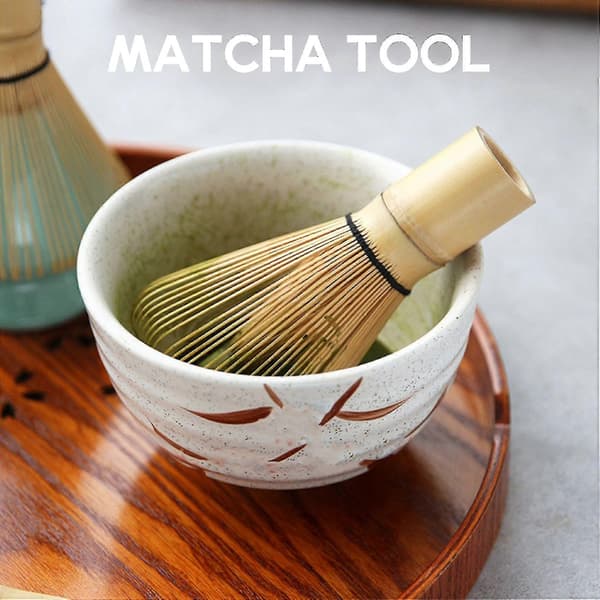 Japanskt Matcha Teset (3 delar) - Bambuvisp, Sked, Ceremonikit