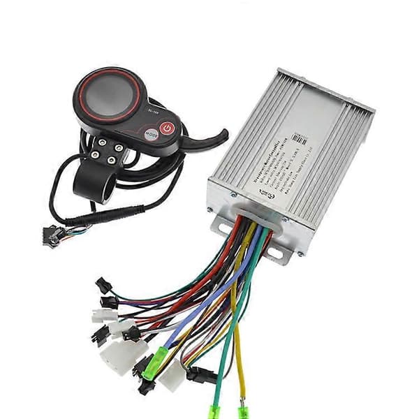 SL-100 450/500W 36-60V Elektrisk Scooter LCD Speedometer 9 Rør Børsteløs Controller Sæt