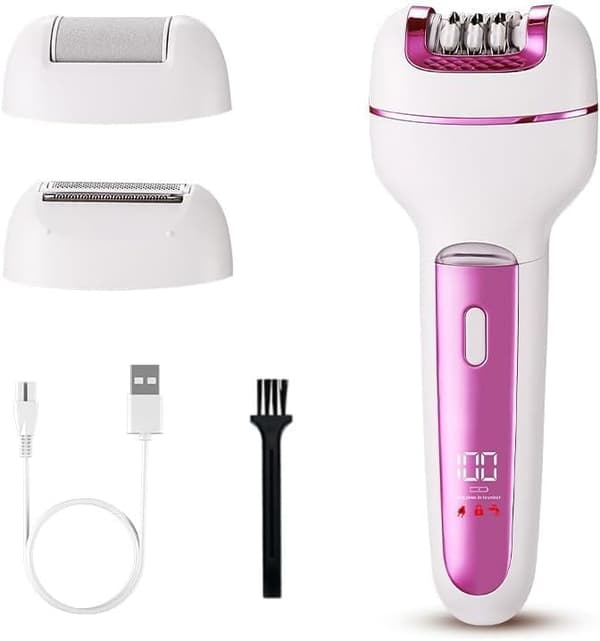 Epiluxe Osmo Original Elektrisk Epilator til Kvinder med Eksfolierende Børste til Armhuler og Arme