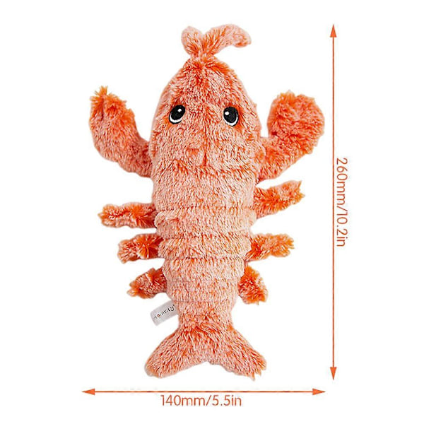 Floppys Hummerleksak för Hund Katt Nyhet Hummer Interaktiv Snuffle Hundleksak för Underhållning Shrimp