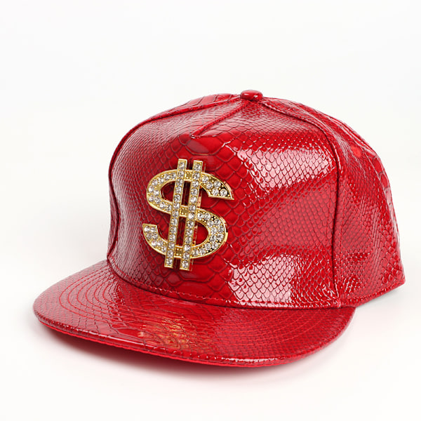 Nye Krokodille Baseball Kasketter Alloy Dollar Flat Brim Hat Hip Hop Hat 2